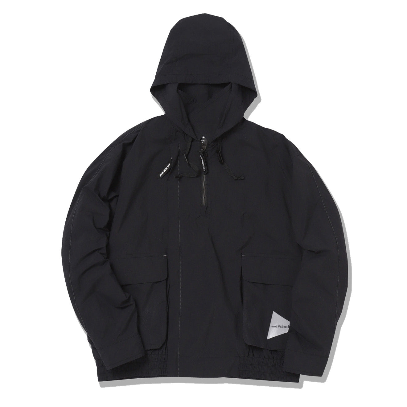 And Wander Water Repellent Light Jacket Black And Wander