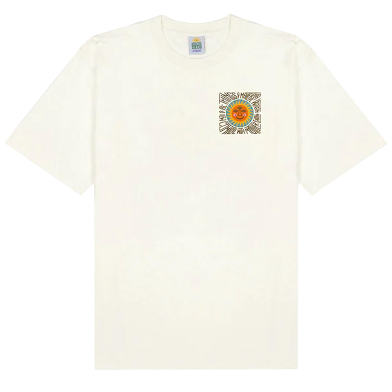 Hikerdelic Material Worth SS T-shirt Off White - Parasol Store