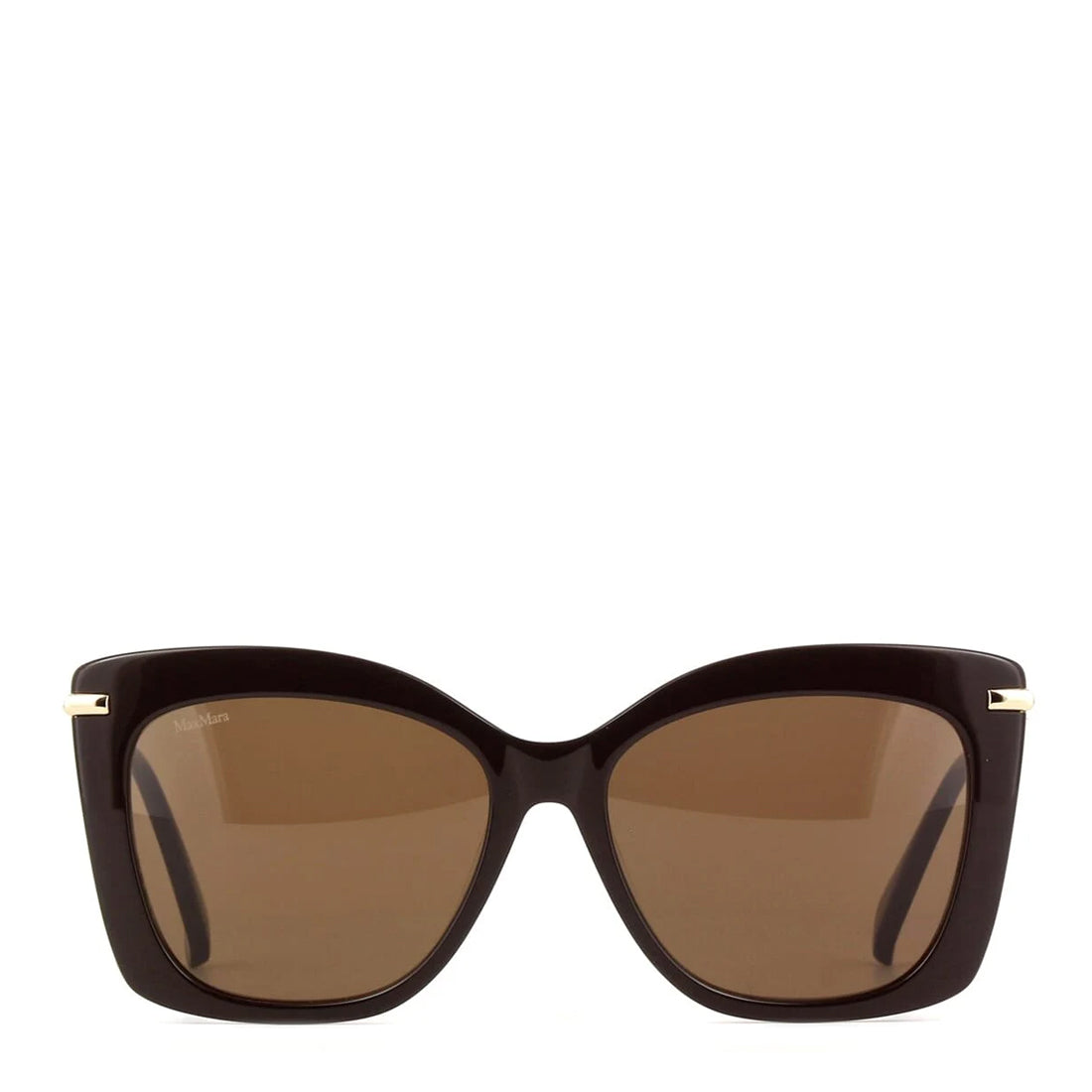 MaxMara Beth MM0100 50E 54 Sunglasses Brown - Parasol Store