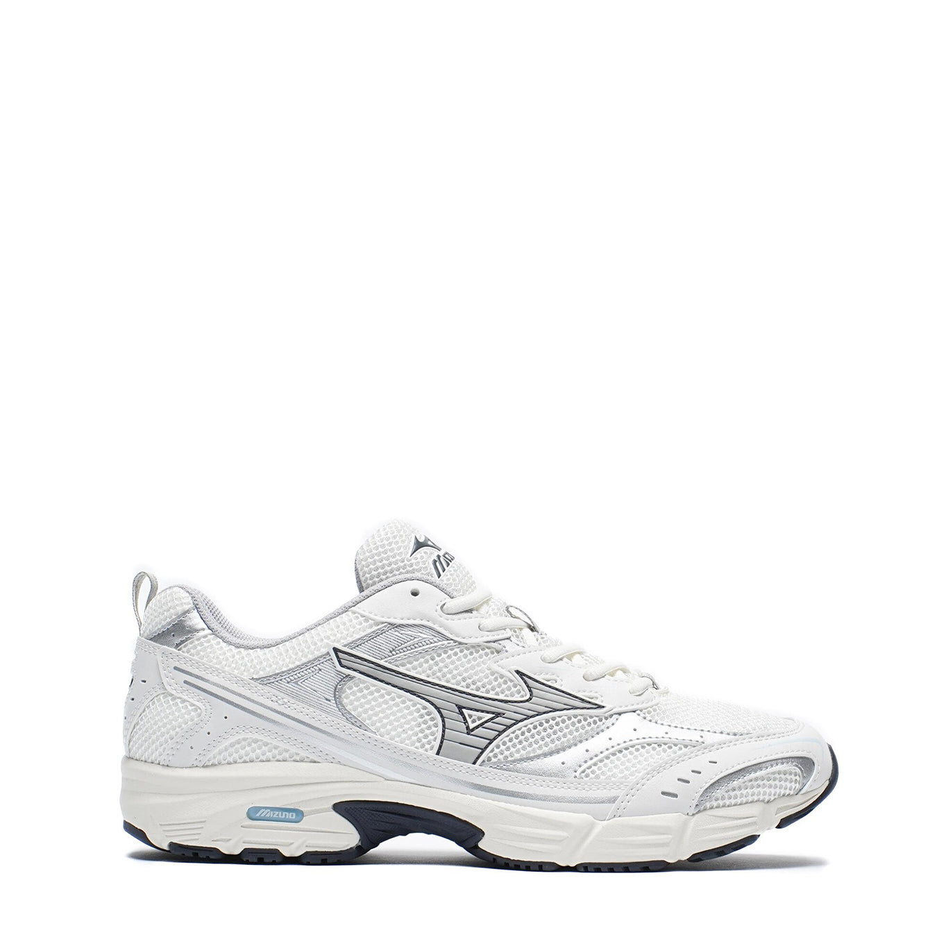 Mizuno Womens MXR Trainer Snow White / Harbour Mist / Silver - Parasol Store