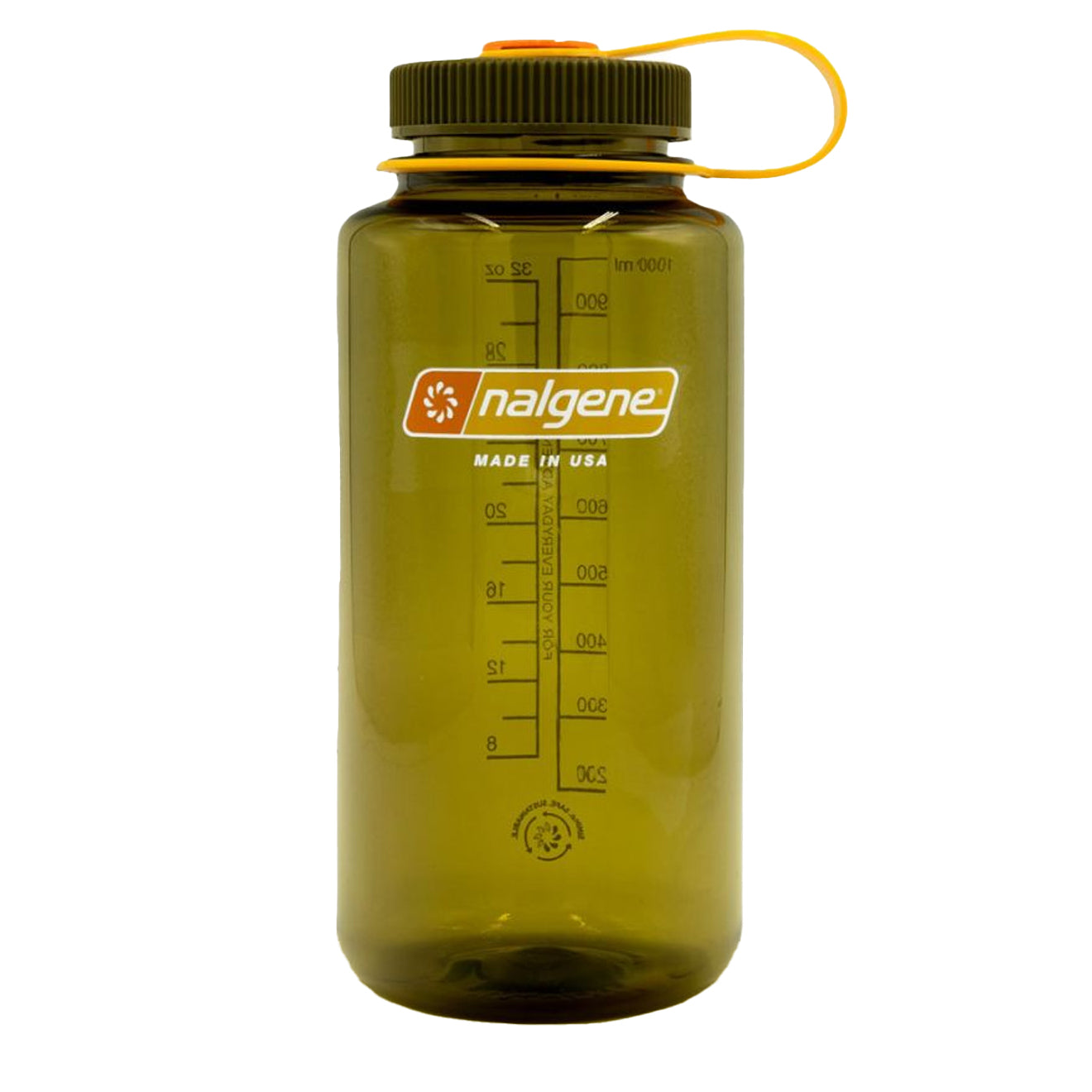 Nalgene Wide Mouth 1L Tritan Sustain Bottle Olive - Parasol Store