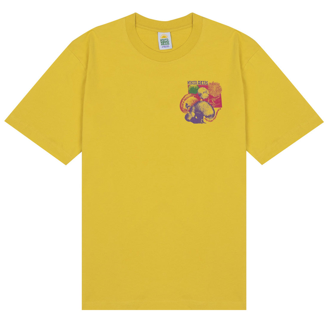 Hikerdelic Sporeswear SS T-Shirt Washed Yellow Hikerdelic