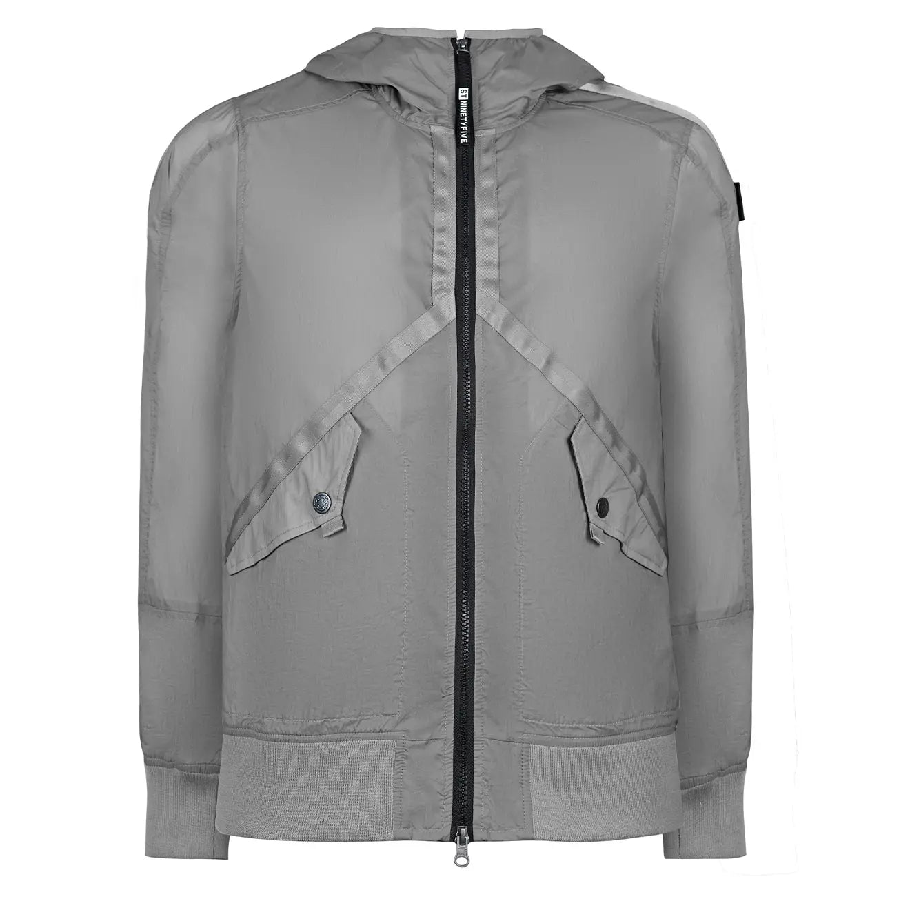 ST95 Helio Hooded Blouson Light Grey ST95