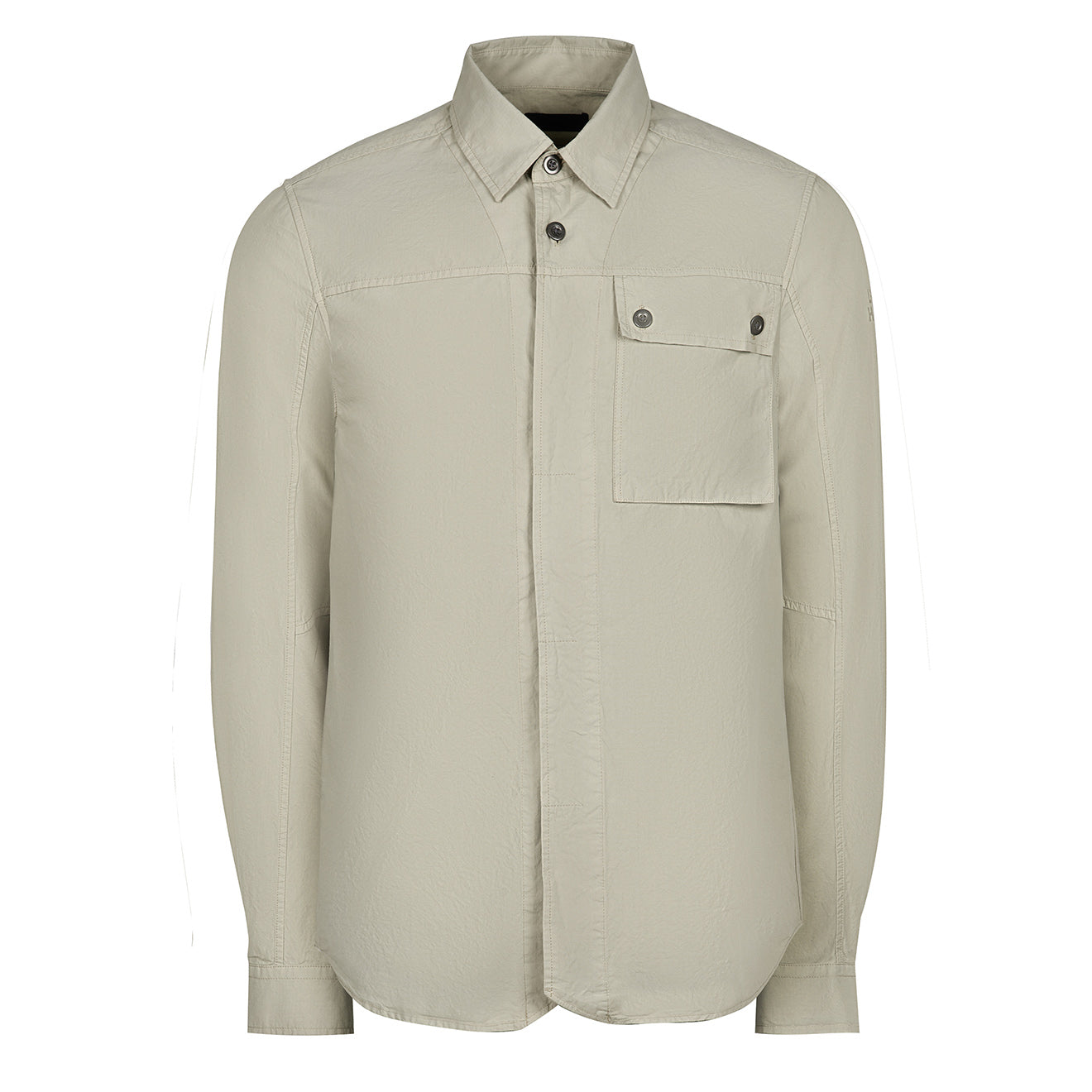 Left Hand Button Pocket Shirt Stone Left Hand