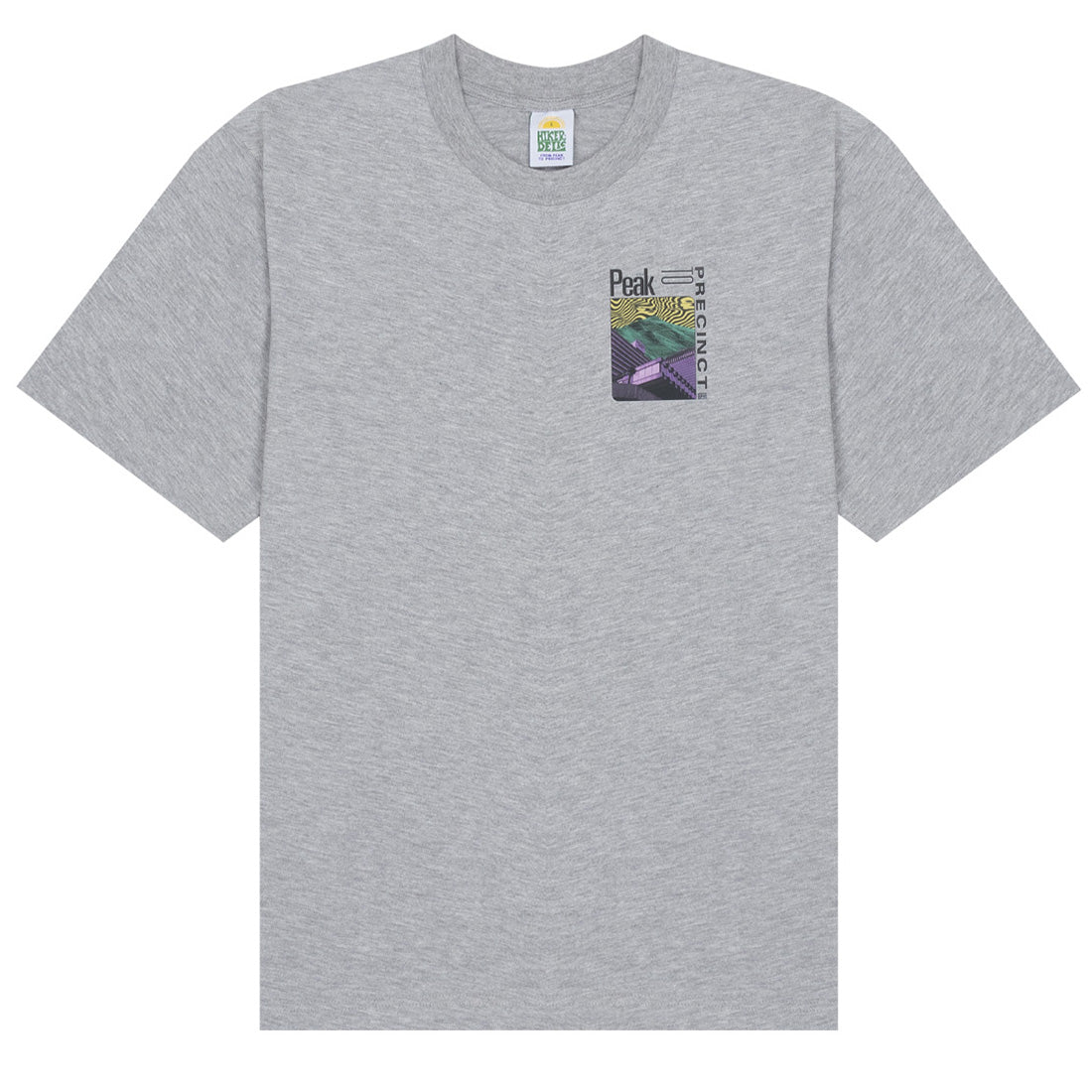 Hikerdelic Hotel SS T-Shirt Grey Marl Hikerdelic