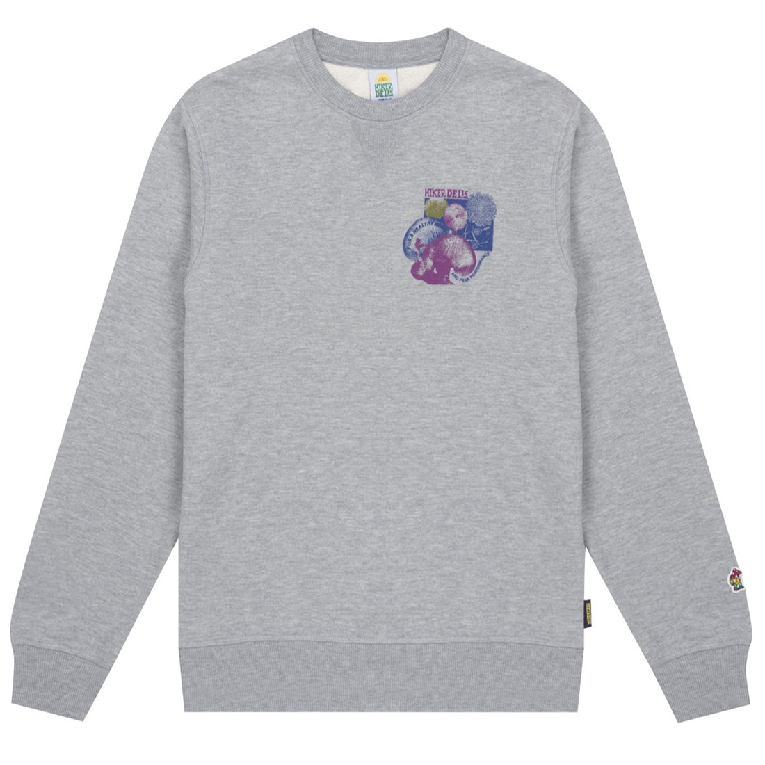 Hikerdelic Sporeswear Sweater Grey Marl Hikerdelic