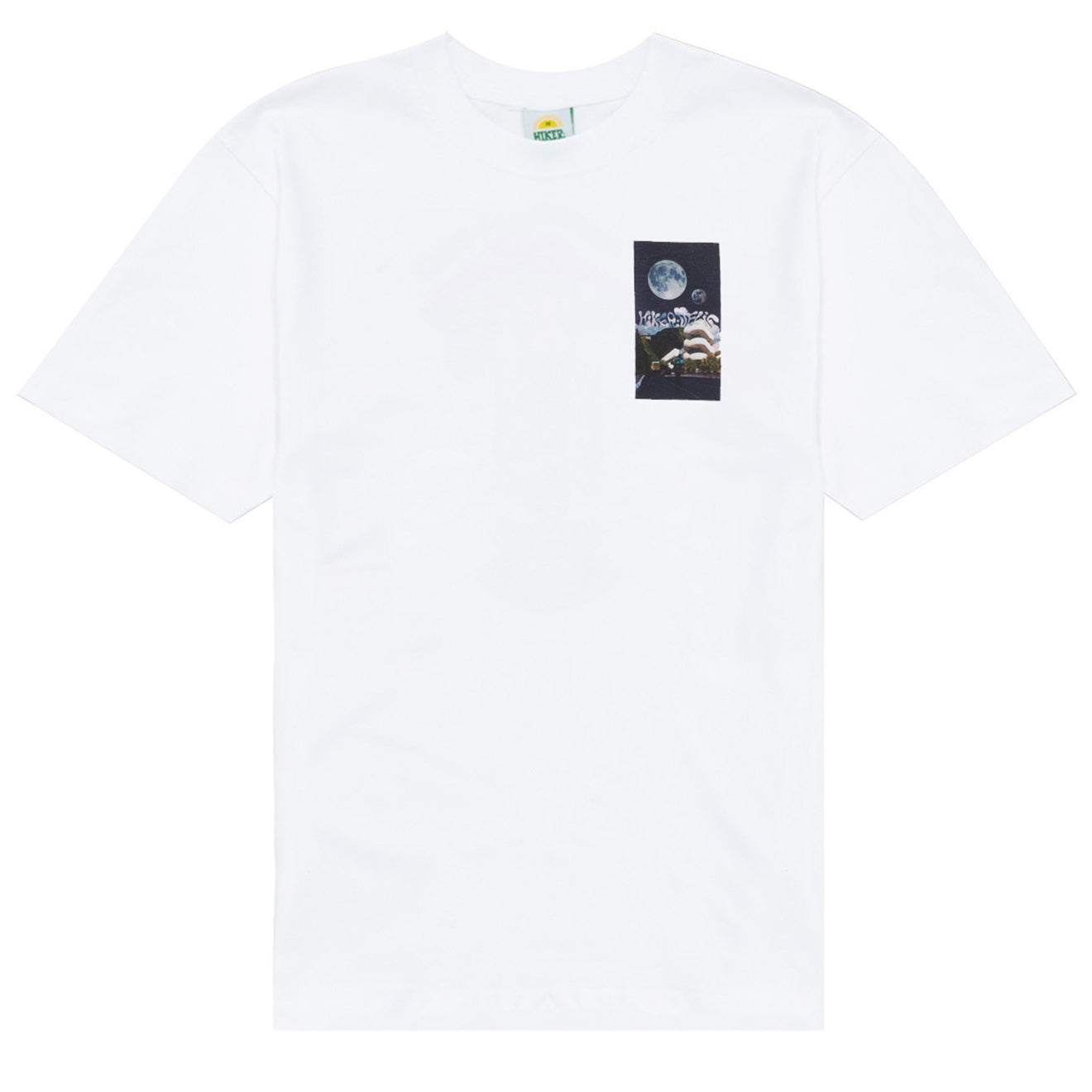 Hikerdelic Retro Future SS T-Shirt - White - Parasol Store