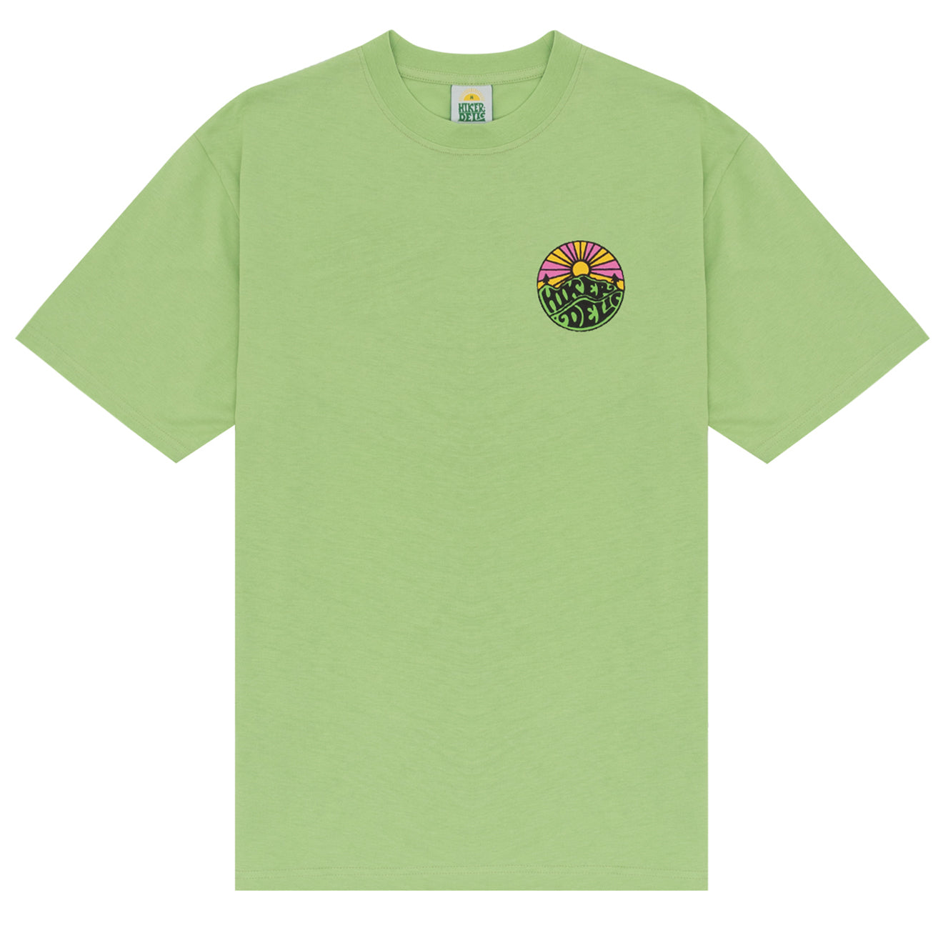 Hikerdelic Original Logo SS T-Shirt - Lime - Parasol Store