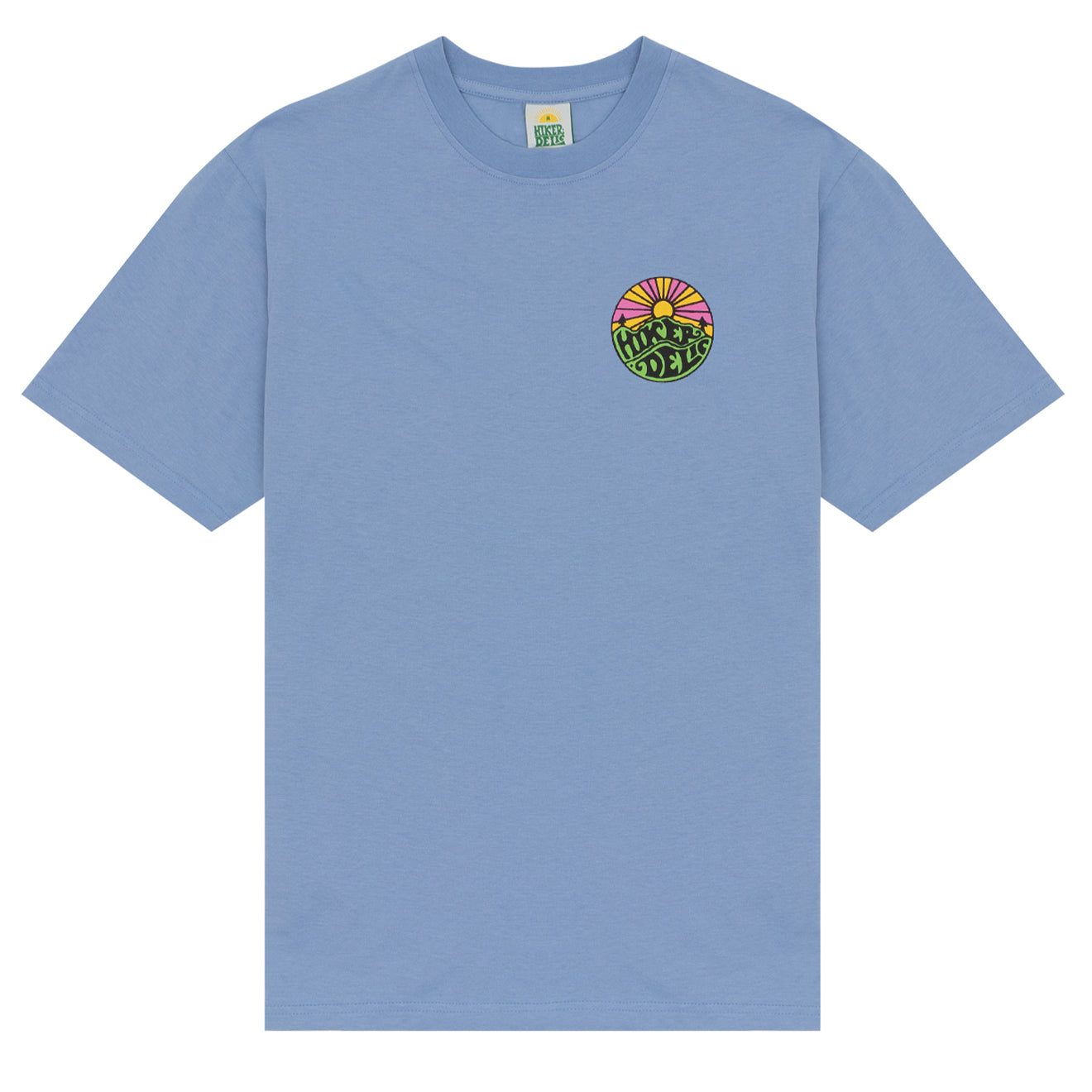 Hikerdelic Original Logo SS T-Shirt - Fjord Blue - Parasol Store