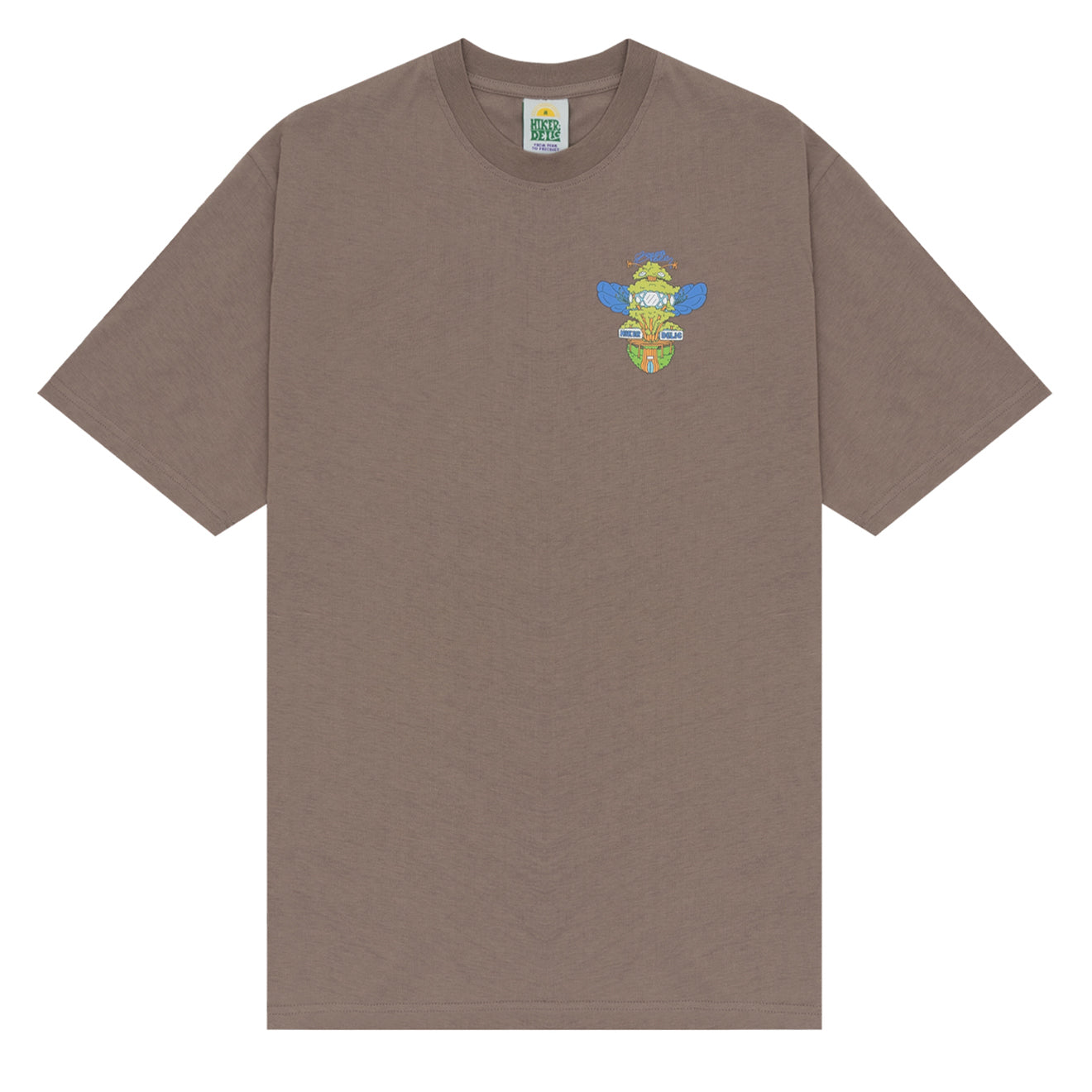 Hikerdelic Bee & Bee SS T-Shirt - Mushroom - Parasol Store