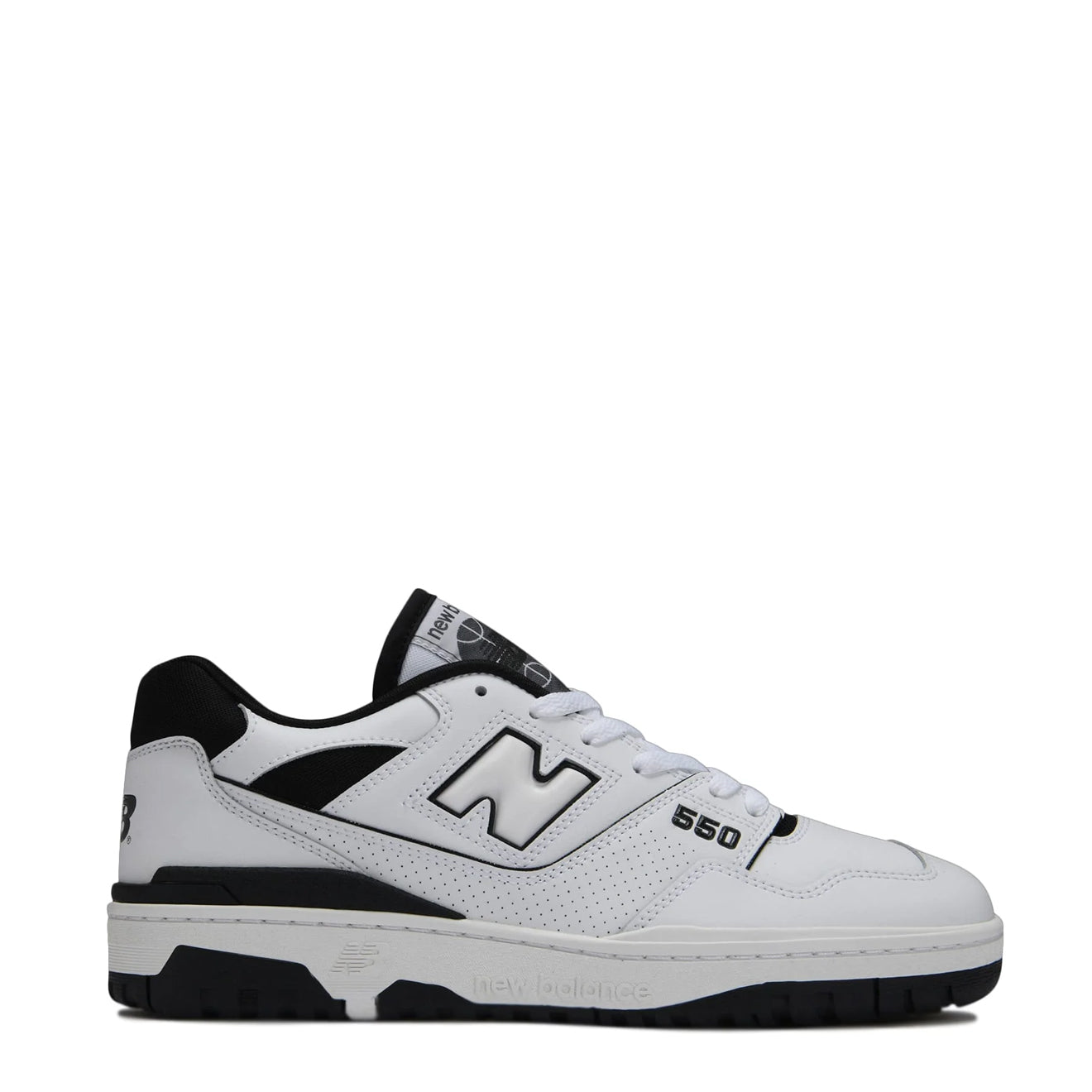 New Balance 550 Trainers White / Black | Parasol Store