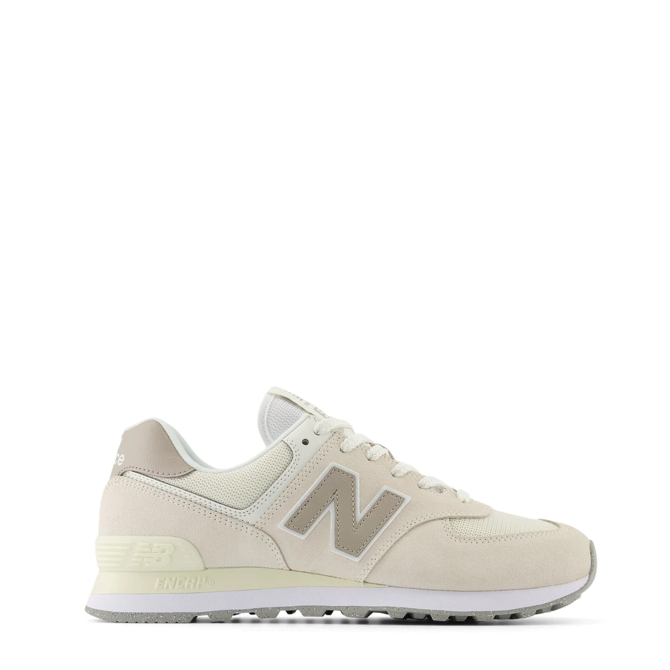 New Balance Womens 574 Trainers Linen / Light Mushroom - Parasol Store