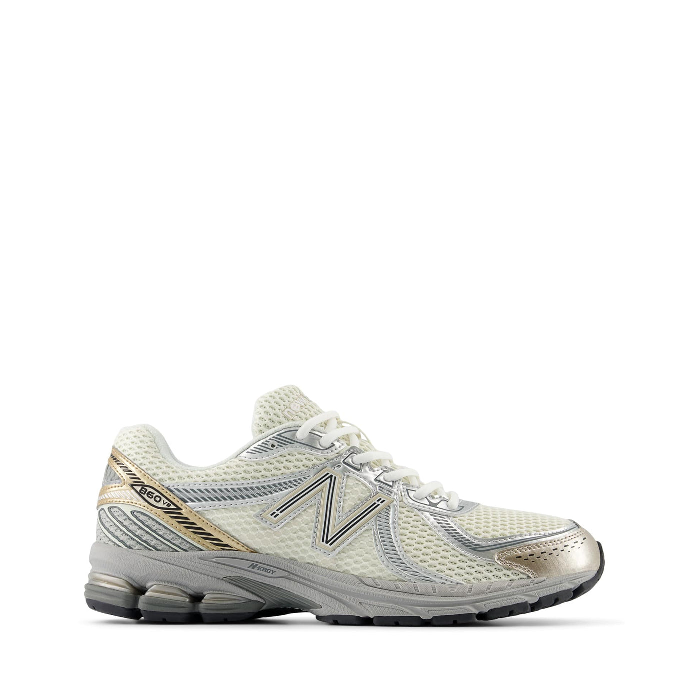 New Balance Womens 860v2 Sea Salt / Golde Metallic / Harbour Grey - Parasol Store