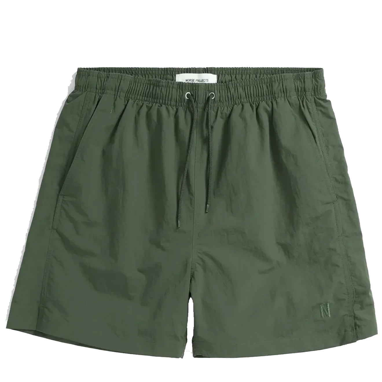 Norse Projects Hauge Recycled Nylon Swimmers Spruce Green - Parasol Store