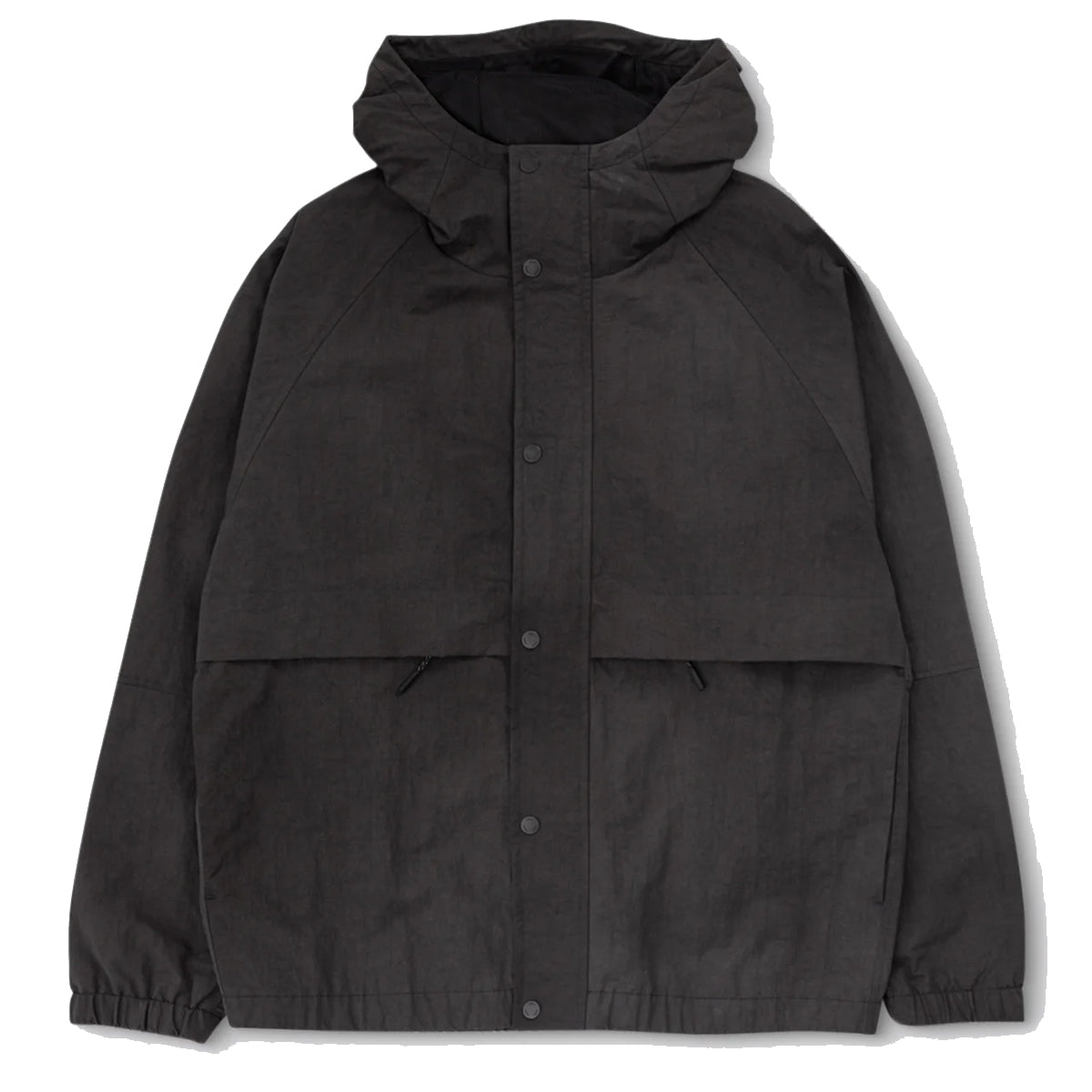 Norse Projects Herluf Wave Dye Nylon Windbreaker Black - Parasol Store