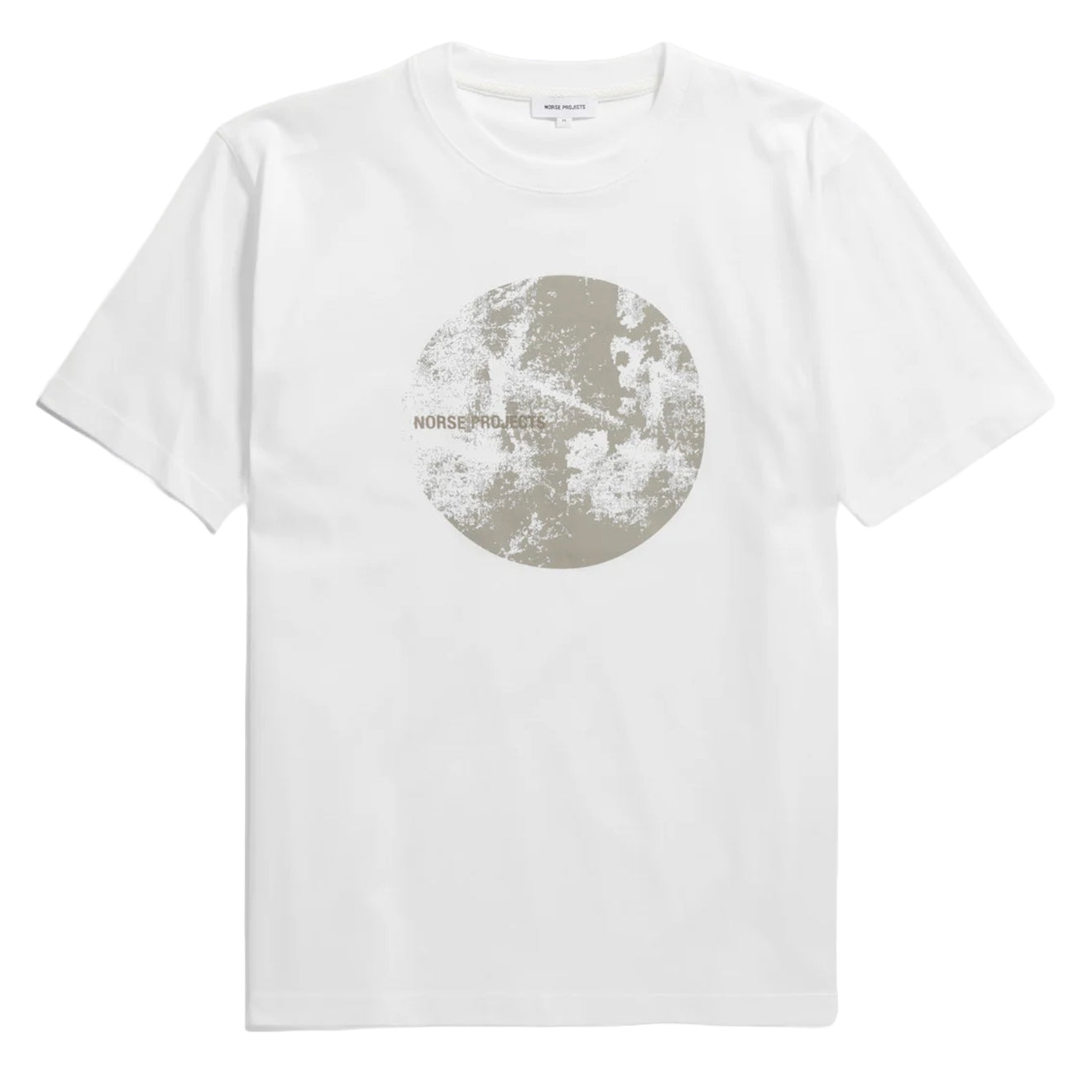 Norse Projects Johannes Organic Circle Print T-shirt White - Parasol Store