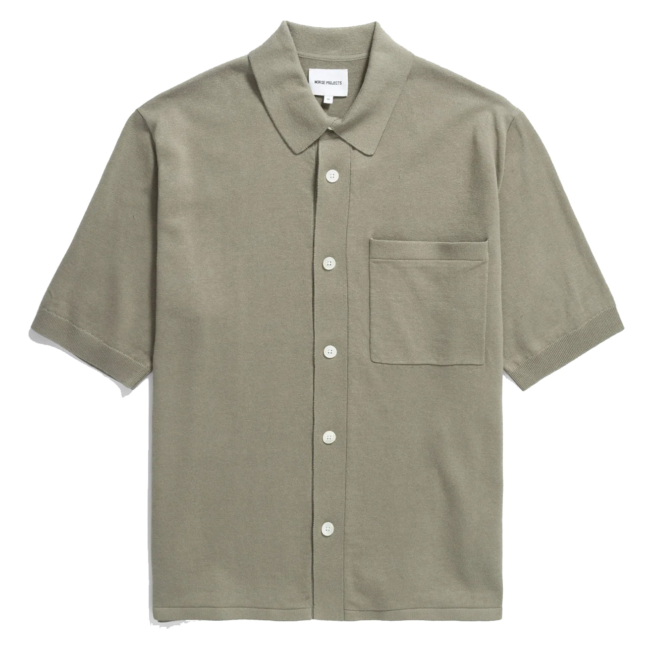 Norse Projects Rollo Cotton Linen SS Shirt Clay - Parasol Store