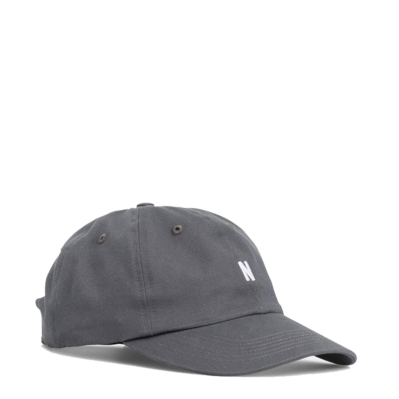 Norse Projects Twill Sports Cap Magnet Grey - Parasol Store