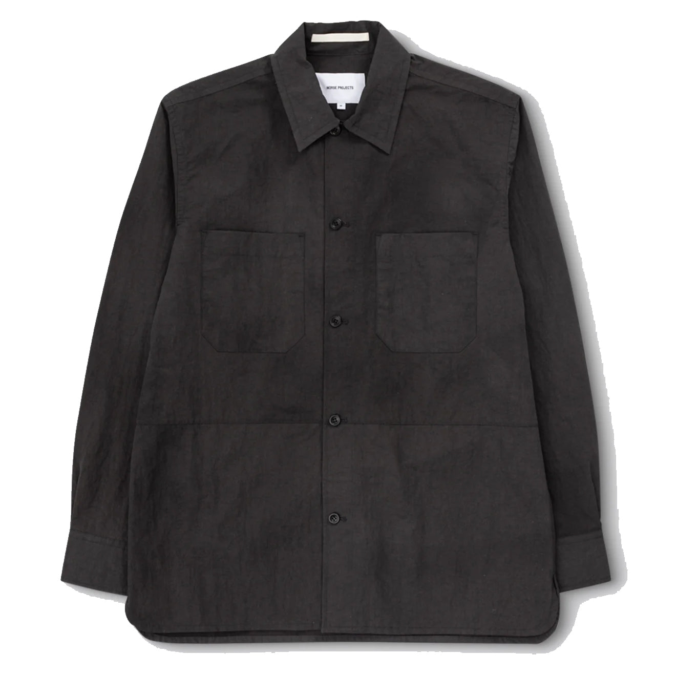 Norse Projects Ulrik Wave Dye Overshirt Black - Parasol Store