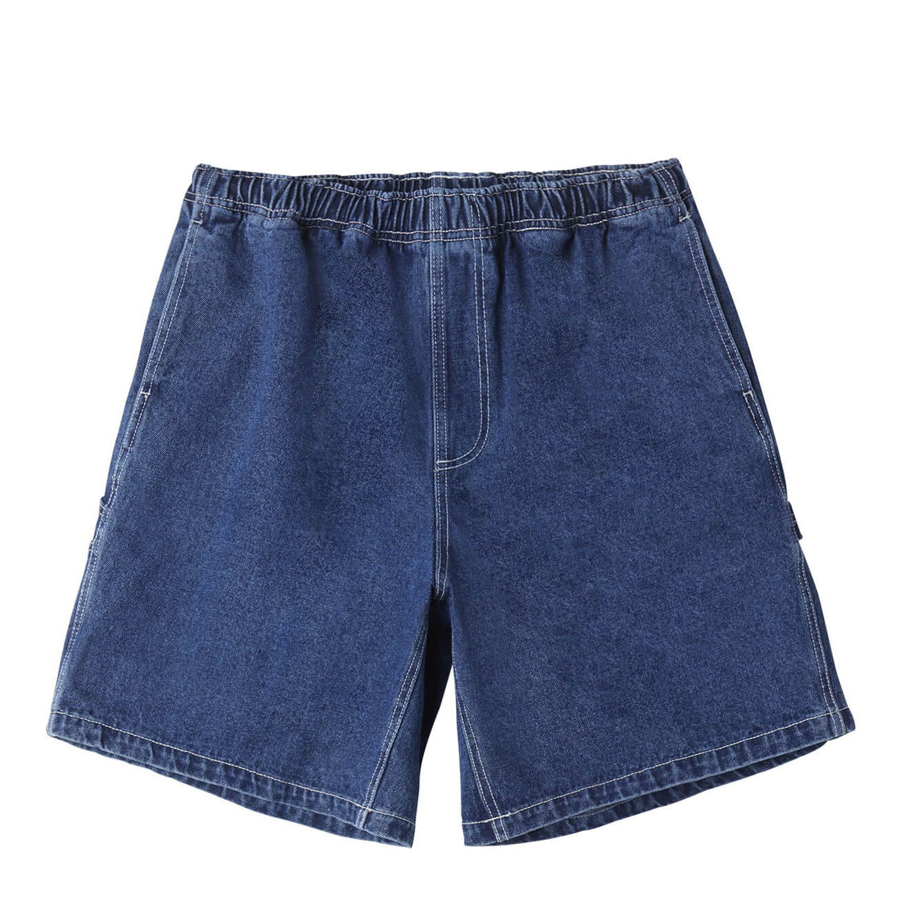 Obey Easy Denim Carpenter Short Stone Wash Indigo - Parasol Store