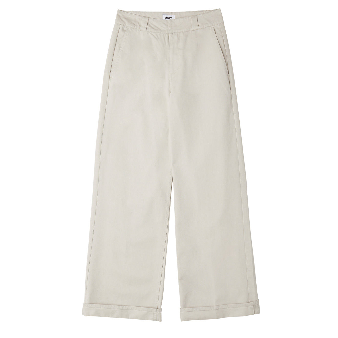 Obey Mila Work Pant Silver Grey - Parasol Store