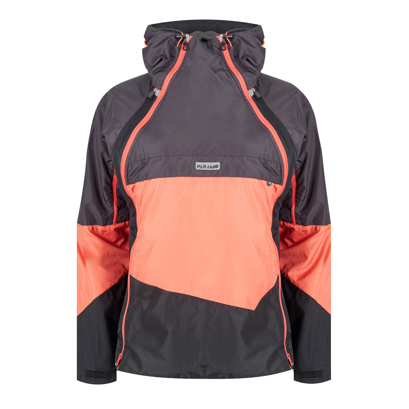 Paramo Women's Velez Evolution Hybrid Smock Hot Coral / Steel / Black Paramo