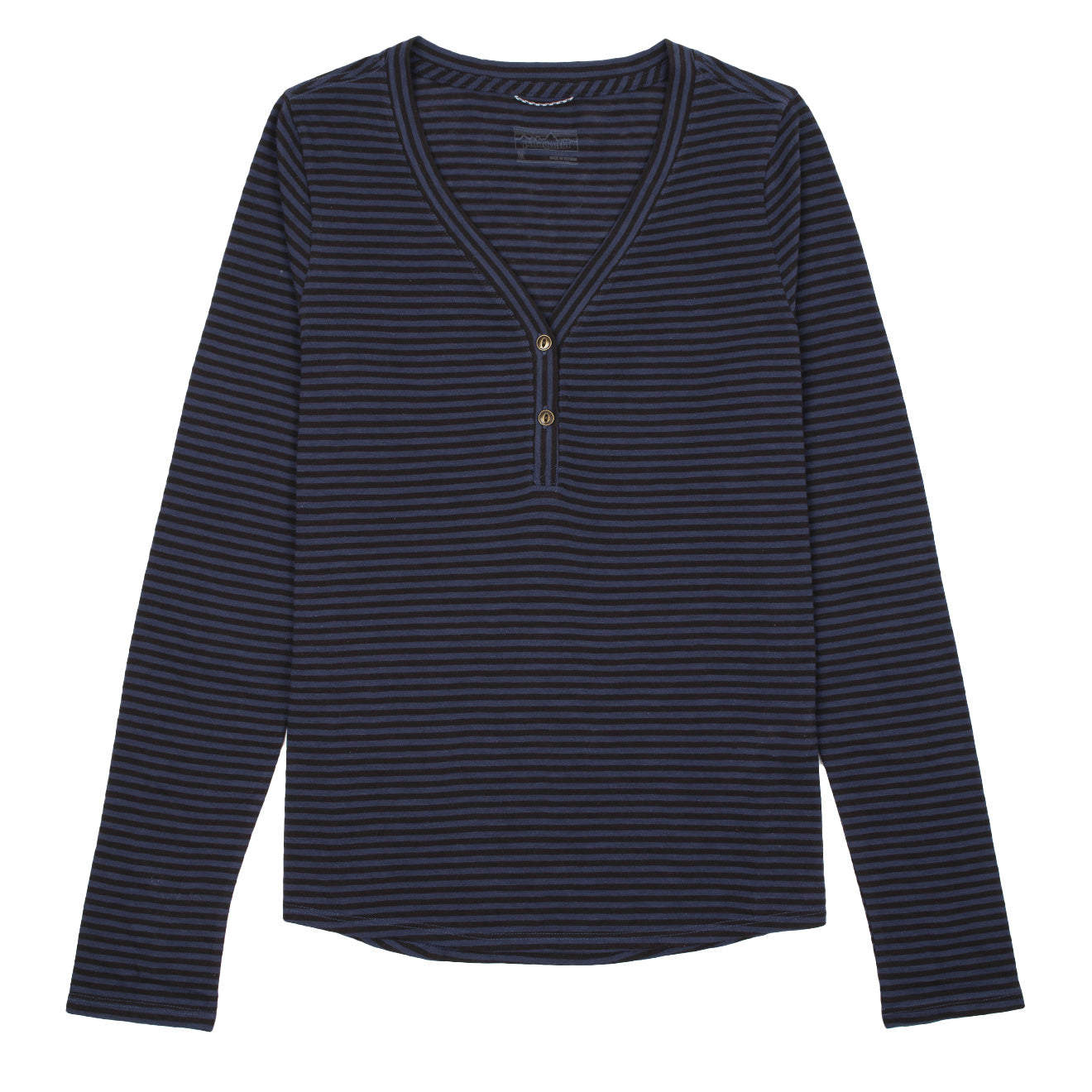 Patagonia Womens Mainstay Henley Bumble Bee / New Navy Patagonia