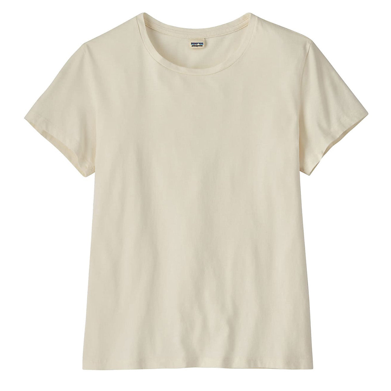 Patagonia Womens Regenerative Organic Certified Cotton Tee Undyed Natural - Parasol Store