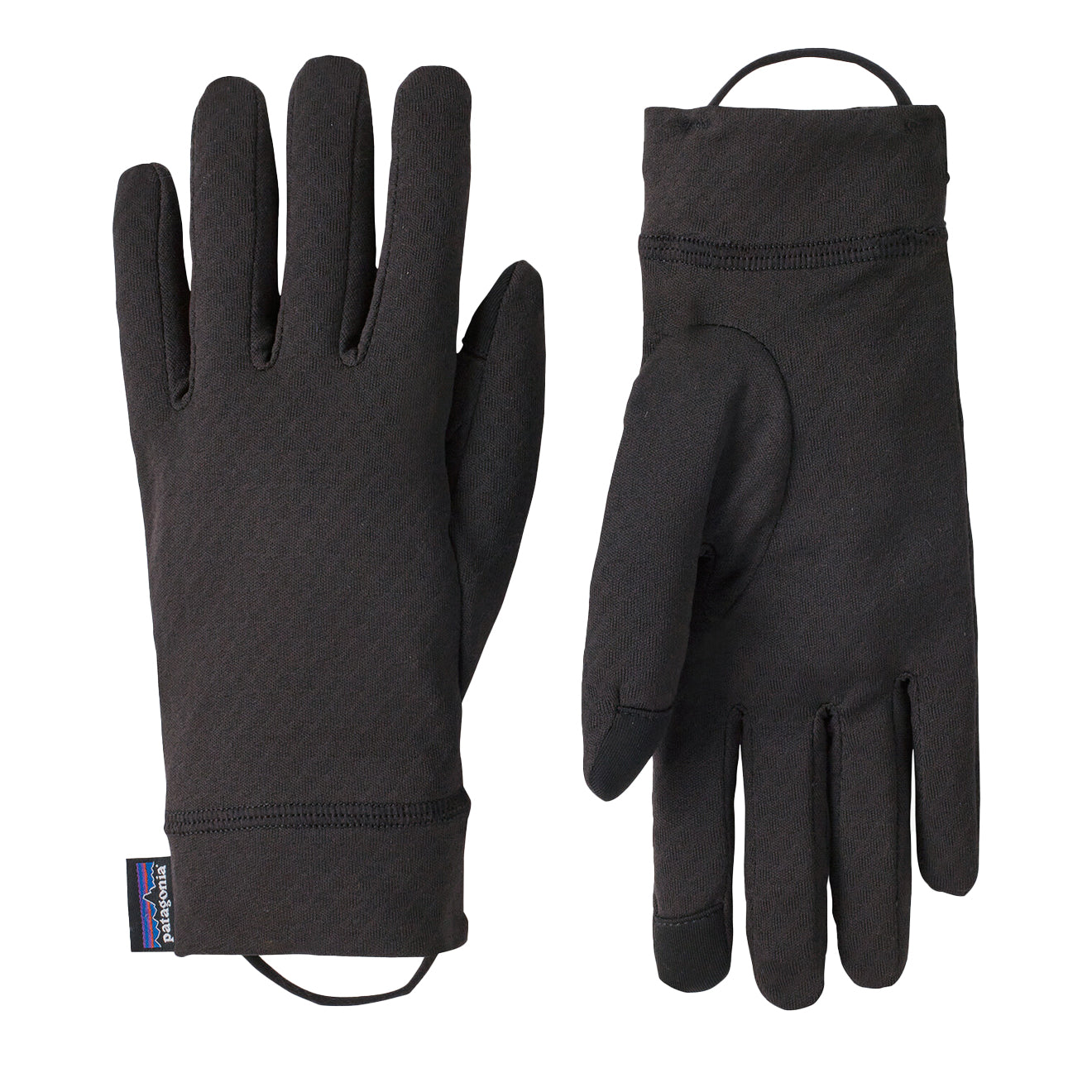 Patagonia Cap Midweight Liner Gloves Black - Parasol Store