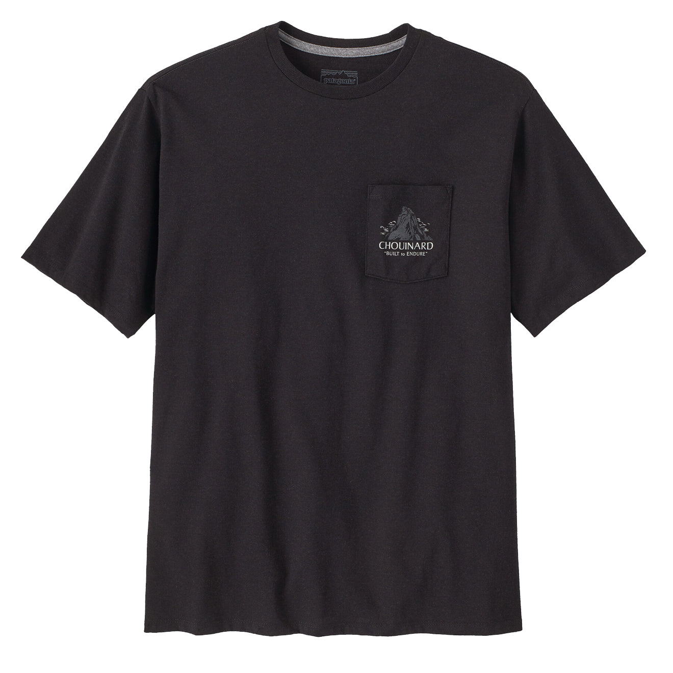 Patagonia Chouinard Crest Pocket Responsibili Tee Ink Black - Parasol Store