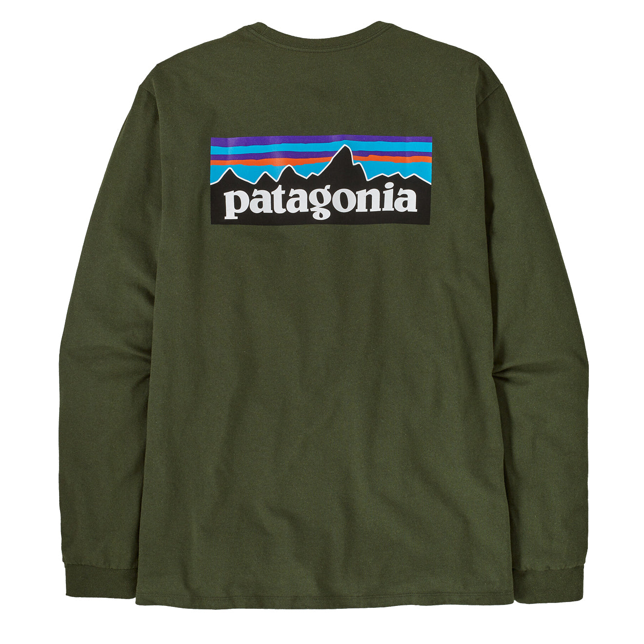 Patagonia L/S P-6 Logo Responsibili-Tee Torrey Pine Green - Parasol Store