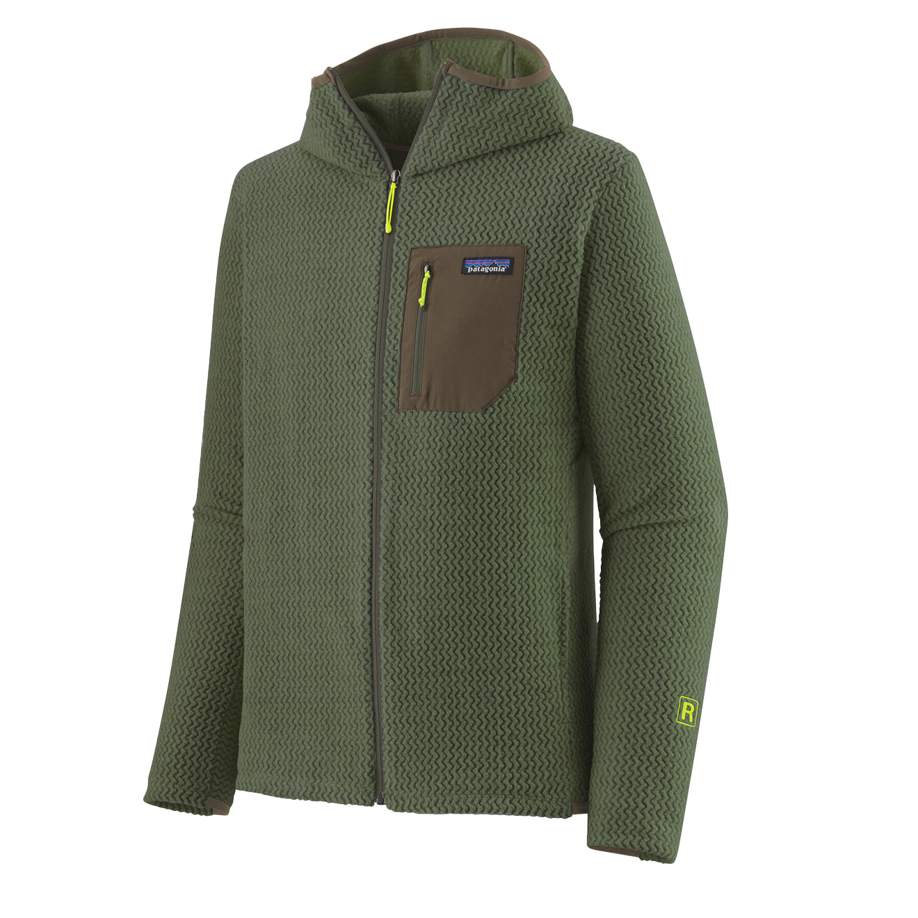 Patagonia R1 Air Full-Zip Hoody Torrey Pine Green - Parasol Store