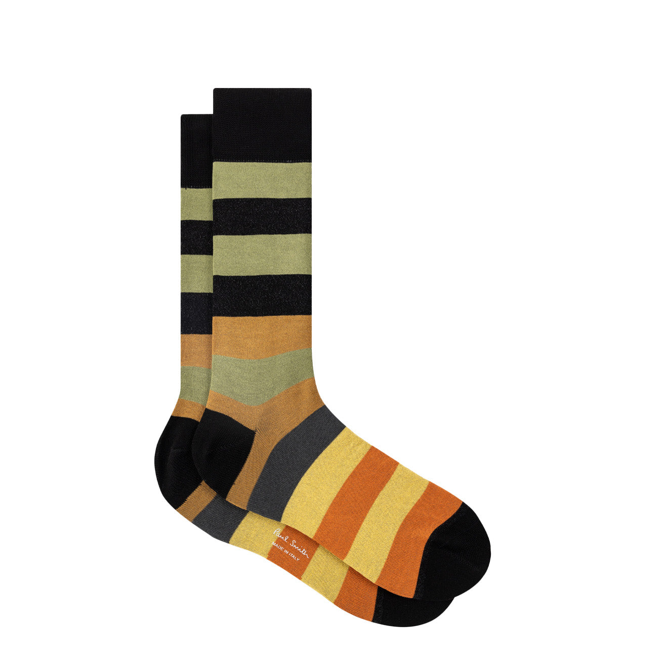 Paul Smith Cotton-Blend Stripe Socks Black Paul Smith