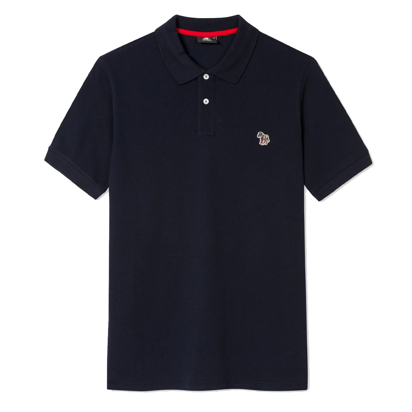 Paul Smith Cotton-Piqué Zebra Logo Polo Shirt Dark Navy - Parasol Store