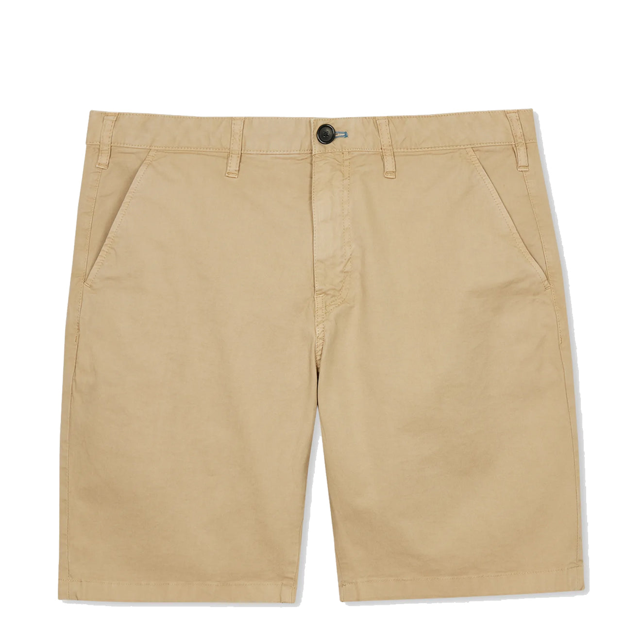 Paul Smith Cotton-Twill Broad Stripe Zebra Shorts Light Beige - Parasol Store