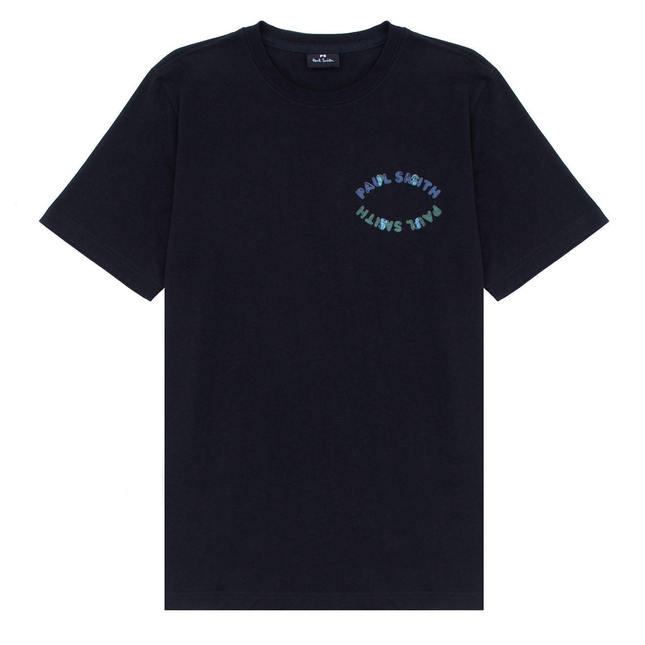 Paul Smith Cotton Happy Oval Print T-Shirt Black - Parasol Store