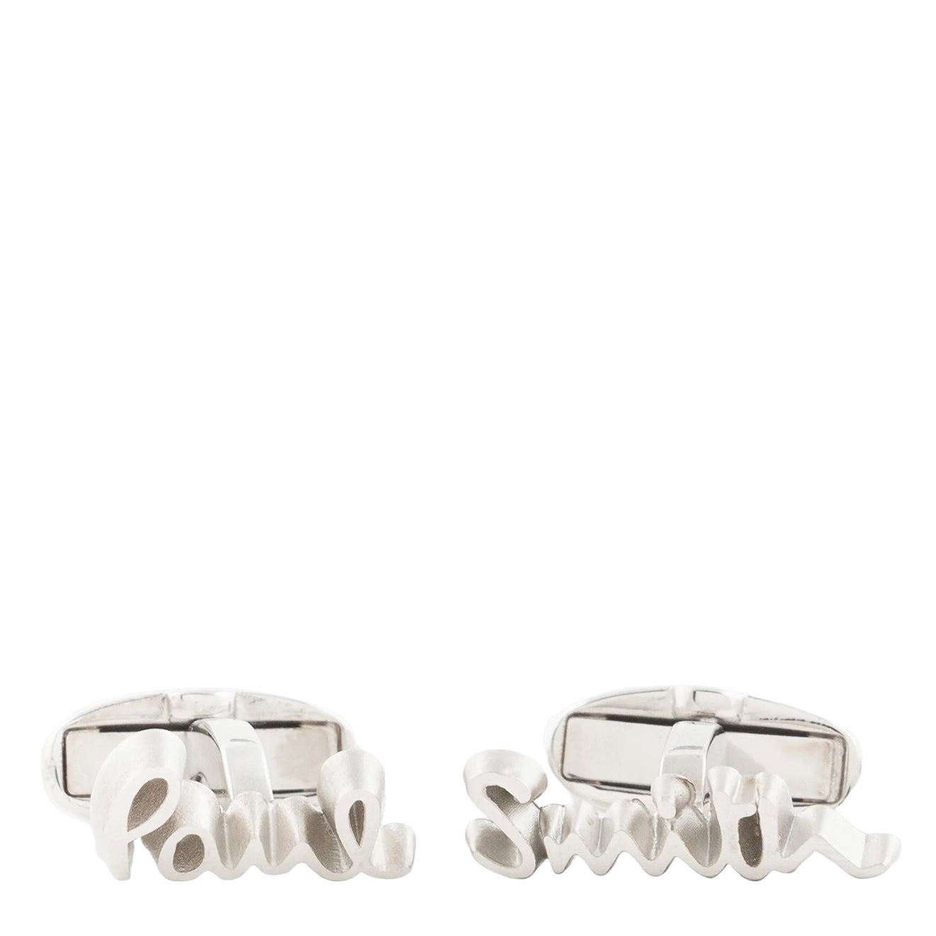 Paul Smith Cufflink Cut Out Logo Silver - Parasol Store