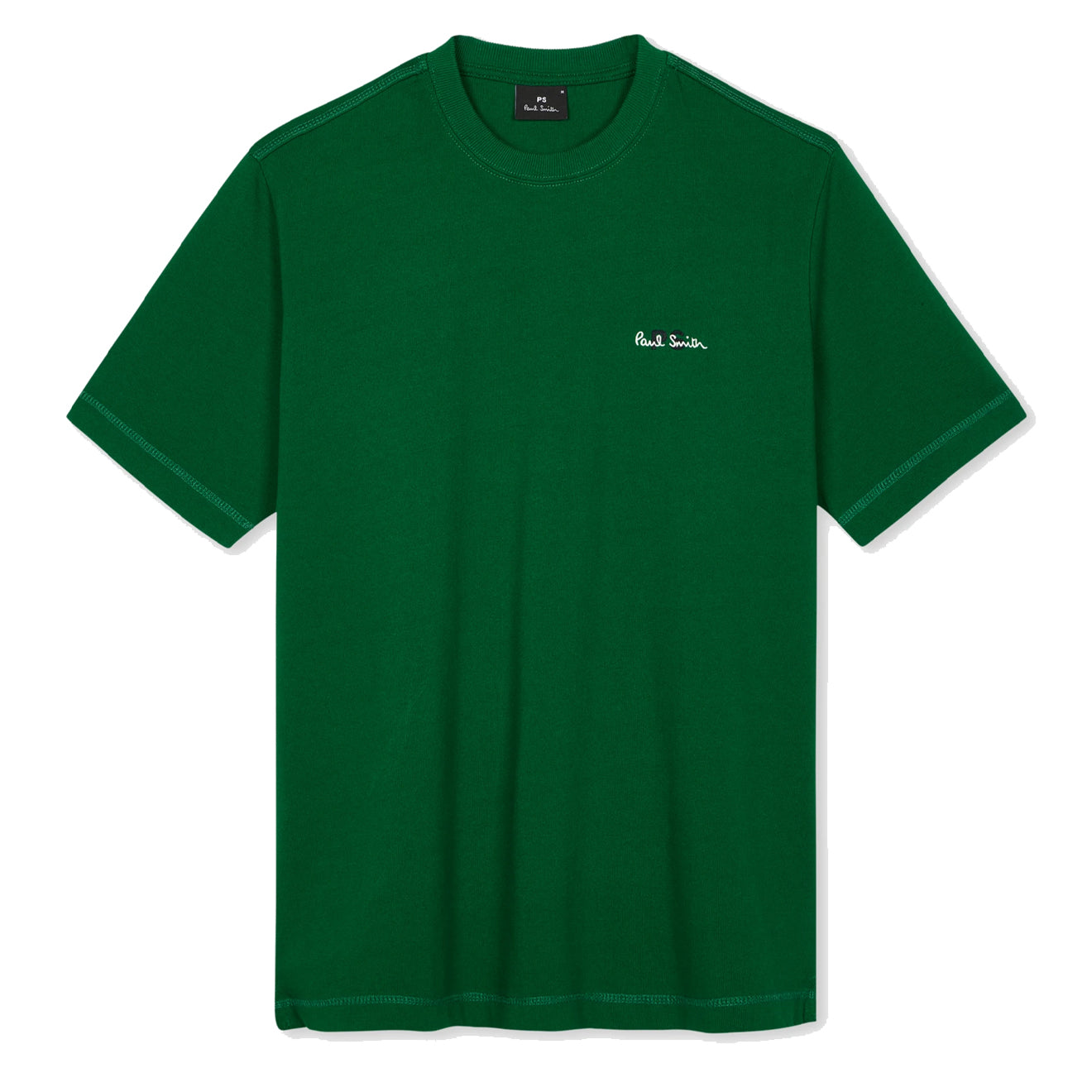 Paul Smith Embroidered PS Logo T-Shirt Green - Parasol Store