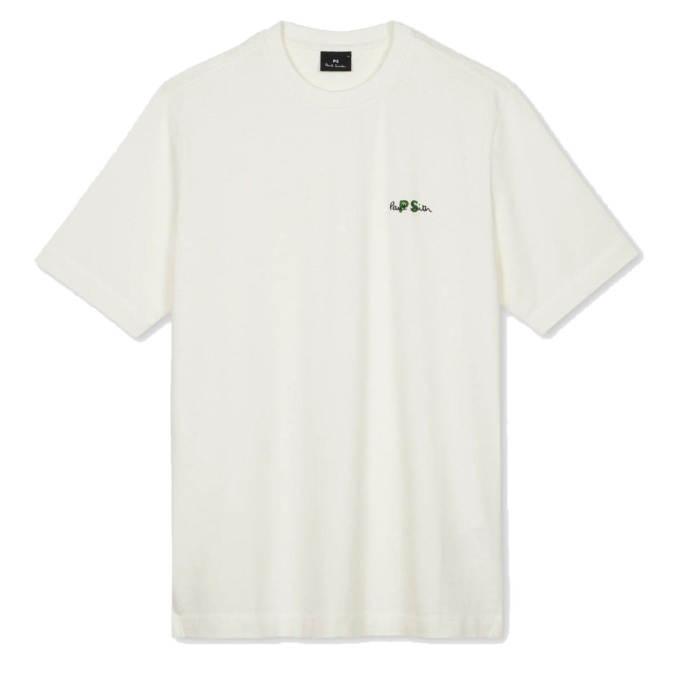 Paul Smith Embroidered PS Logo T-Shirt White - Parasol Store