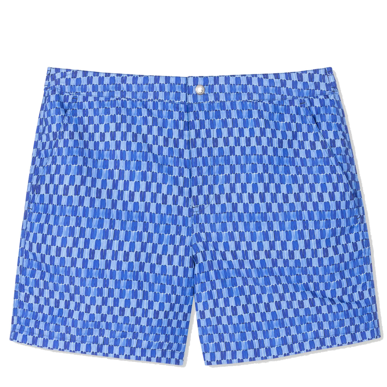 Paul Smith Geometric Print Swim Shorts Blue - Parasol Store