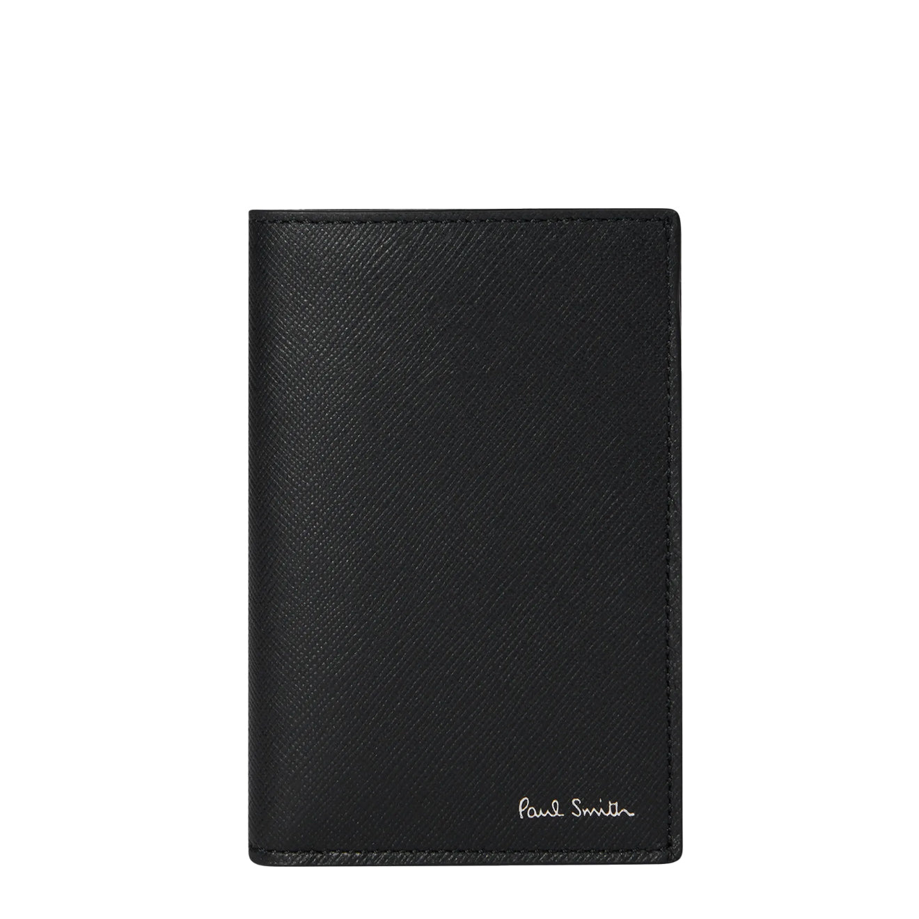 Paul Smith Signature Stripe Balloon Mount Fuji Interior Credit Card Wallet Black - Parasol Store