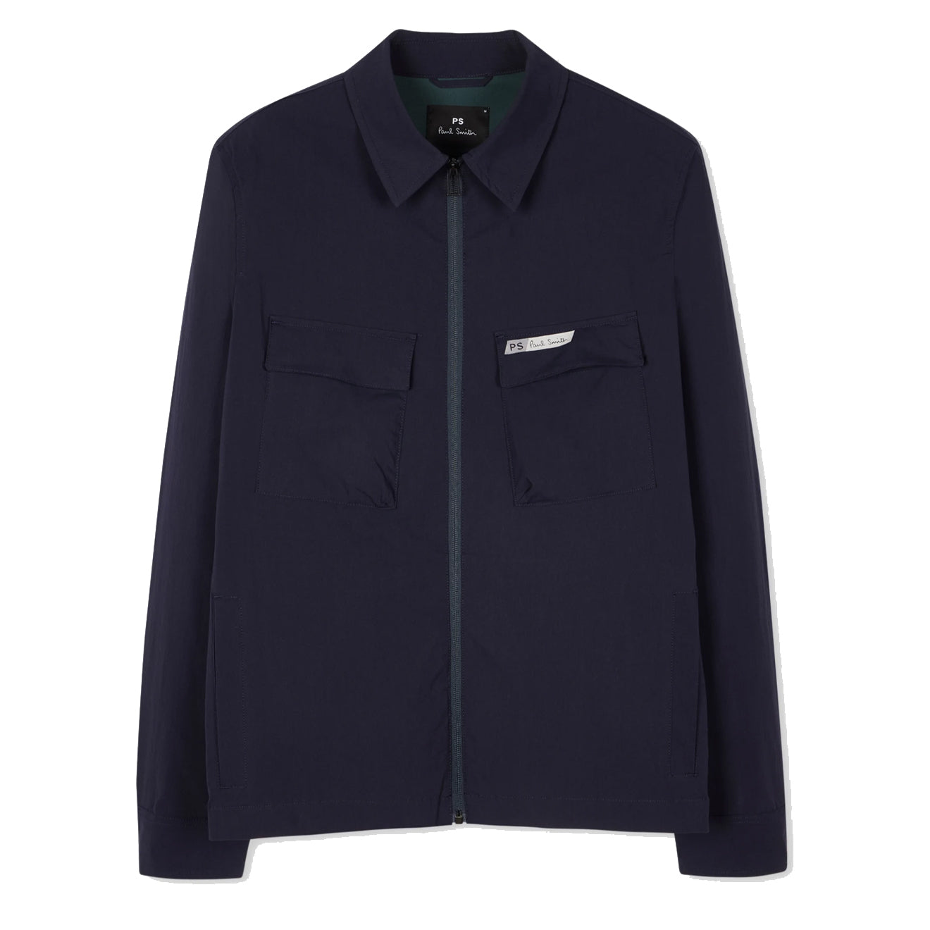 Paul Smith Zip Overshirt Very Dark Navy - Parasol Store