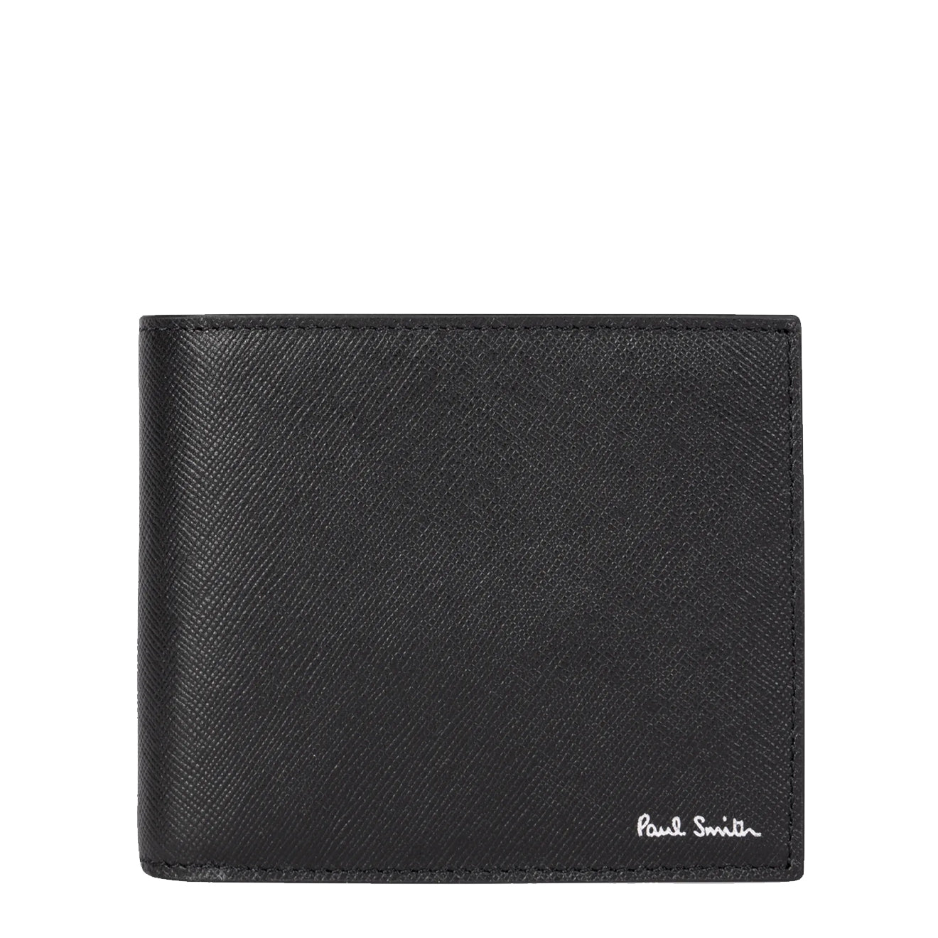 Paul Smith 'Mini Blur' Interior Billfold Wallet Black - Parasol Store