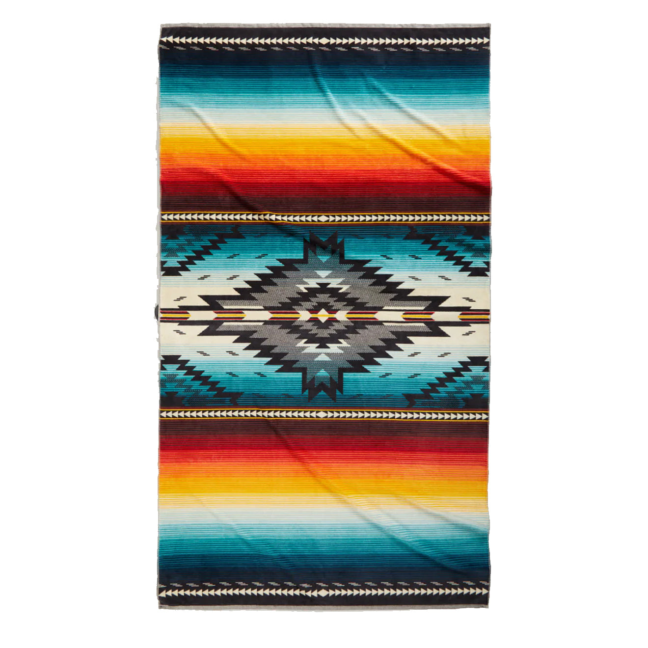 Pendleton Oversized Jacquard Spa Towel Saltillo Sunset - Parasol Store