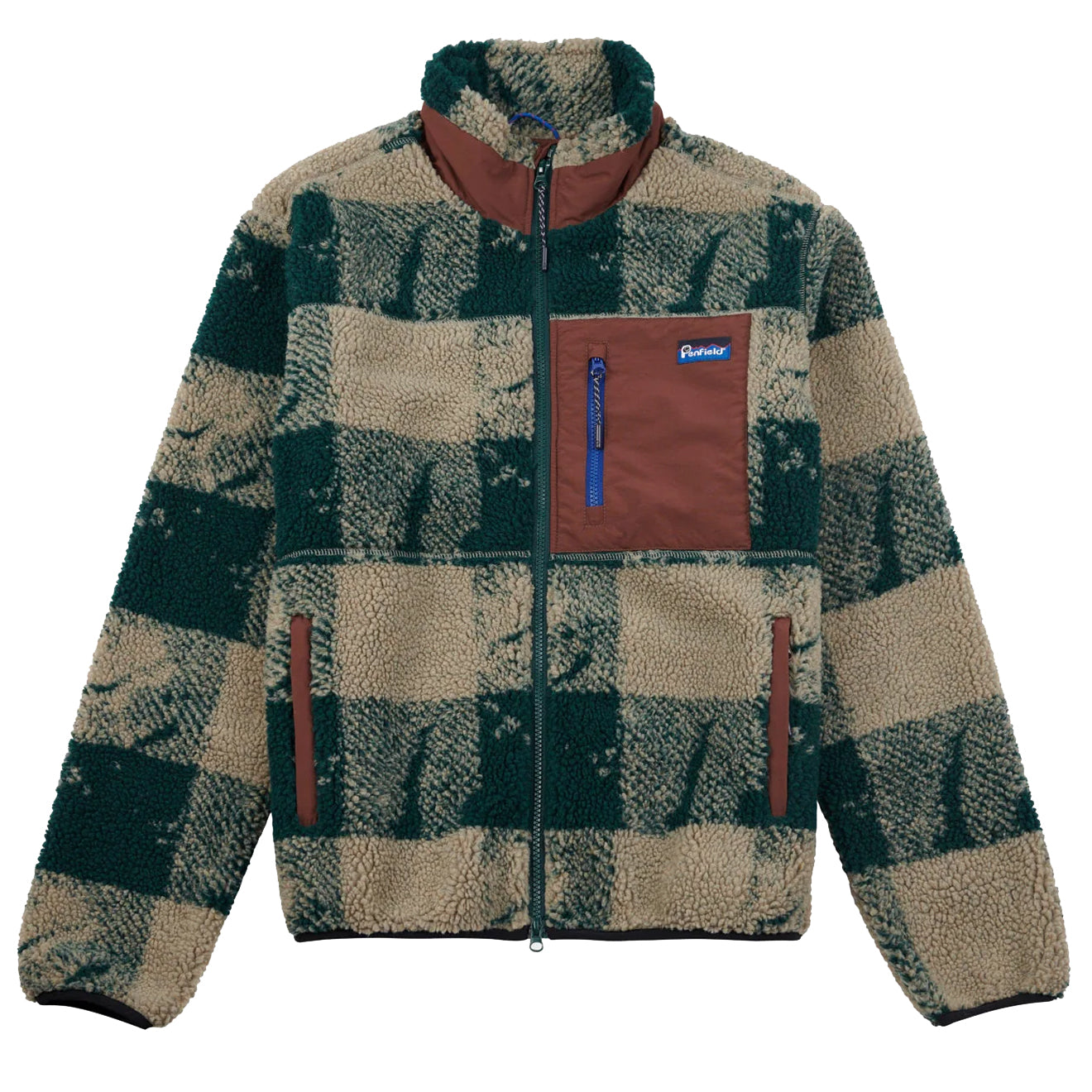 Penfield Textured Check Mattawa Jacket June Bug - Parasol Store