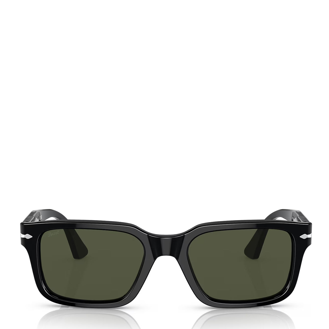 Persol 0P03272S 95-31 145-55 Sunglasses Black / Green Lens - Parasol Store