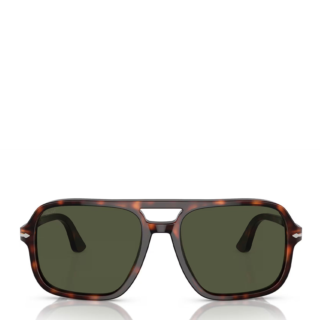 Persol 0P03328S 24/31 150-58 Sunglasses Havana / Green Lens - Parasol Store