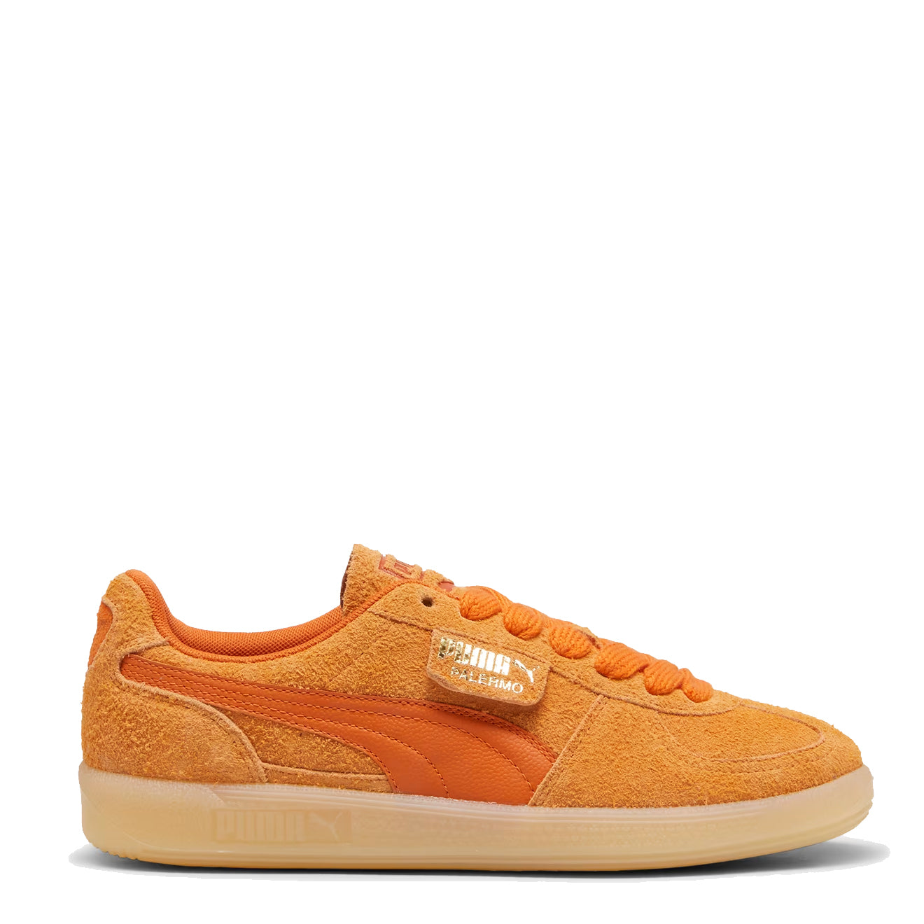 Puma Palermo Hairy Sneakers Bright Melon / Maple Syrup - Parasol Store