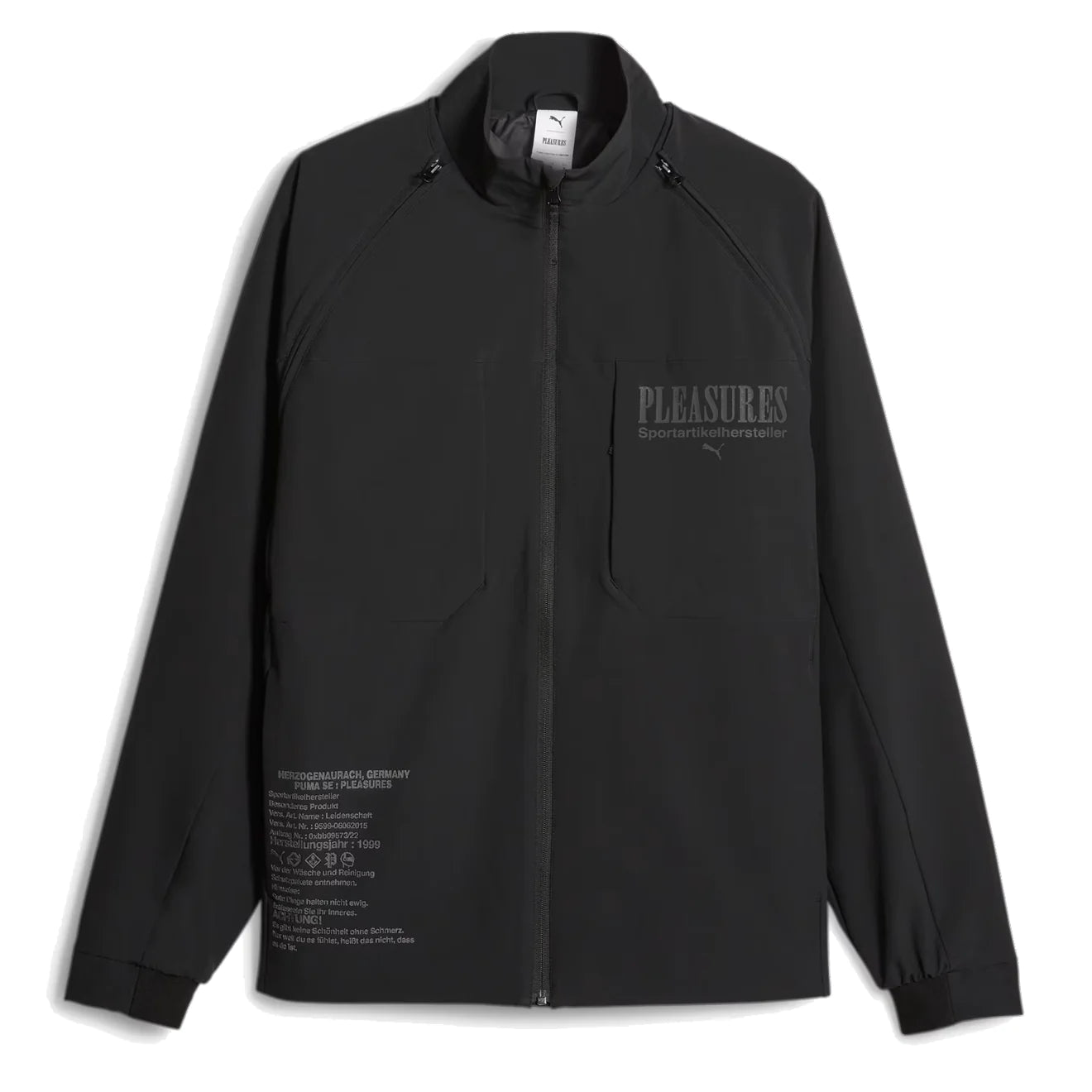 Puma Puma X Pleasures Zip-Off Jacket Puma Black Puma