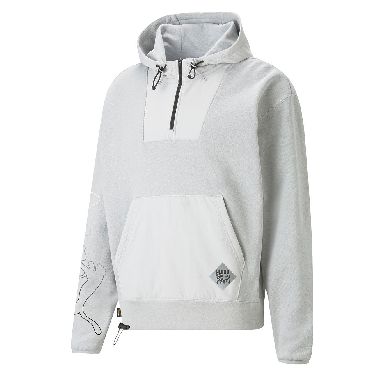 Puma x P.A.M Womens Hoodie Flat Light Gray Puma